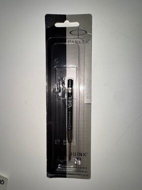 Parker Quink Retractable  Gel Pen Medium Refill Black 30525PP